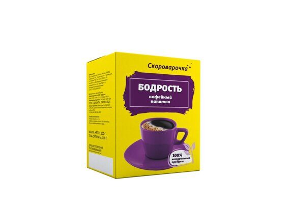 Кофейный напиток Бодрость Скороварочка, 100 г Кофейный напиток Бодрость Скороварочка, 100 г
